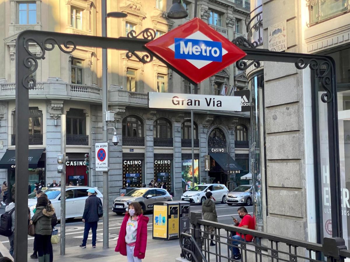 Charming Gran Via Madrid Apartment Exterior photo
